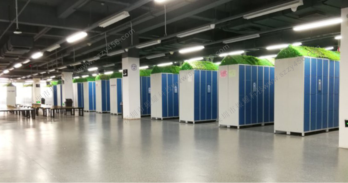 比亞迪長(zhǎng)沙工廠員工智能更衣柜案例